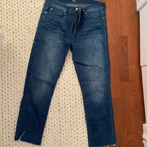Mother “mid-rise dazzler crop fray” jean. Like new